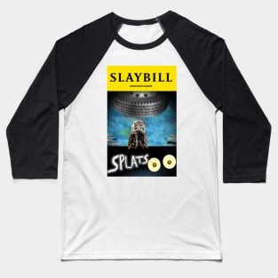 Broadway Zombie Splats Slaybill Baseball T-Shirt